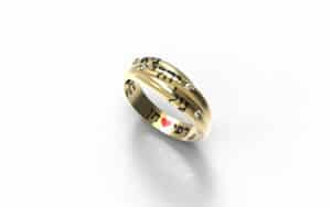טבעת עם חריטת שם - תכשיטי שמות