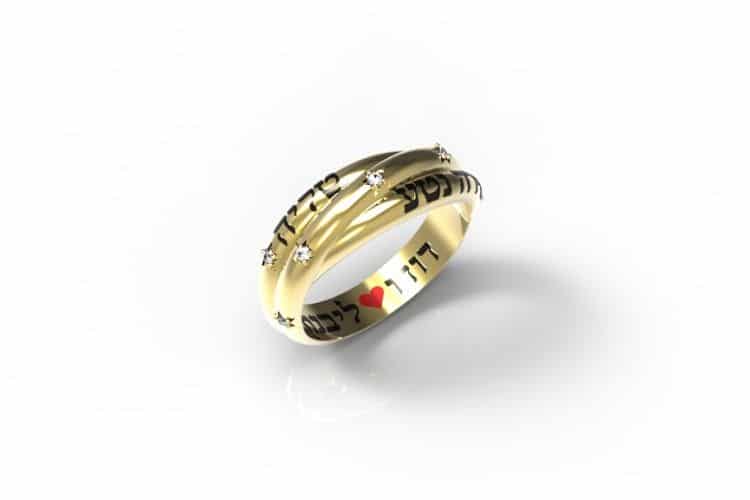 <h3>נולד לכם ילד או נכד ראשון. טבעת עם שם הילד תהיה מתנה מרגשת לכבוד האירוע</h3>